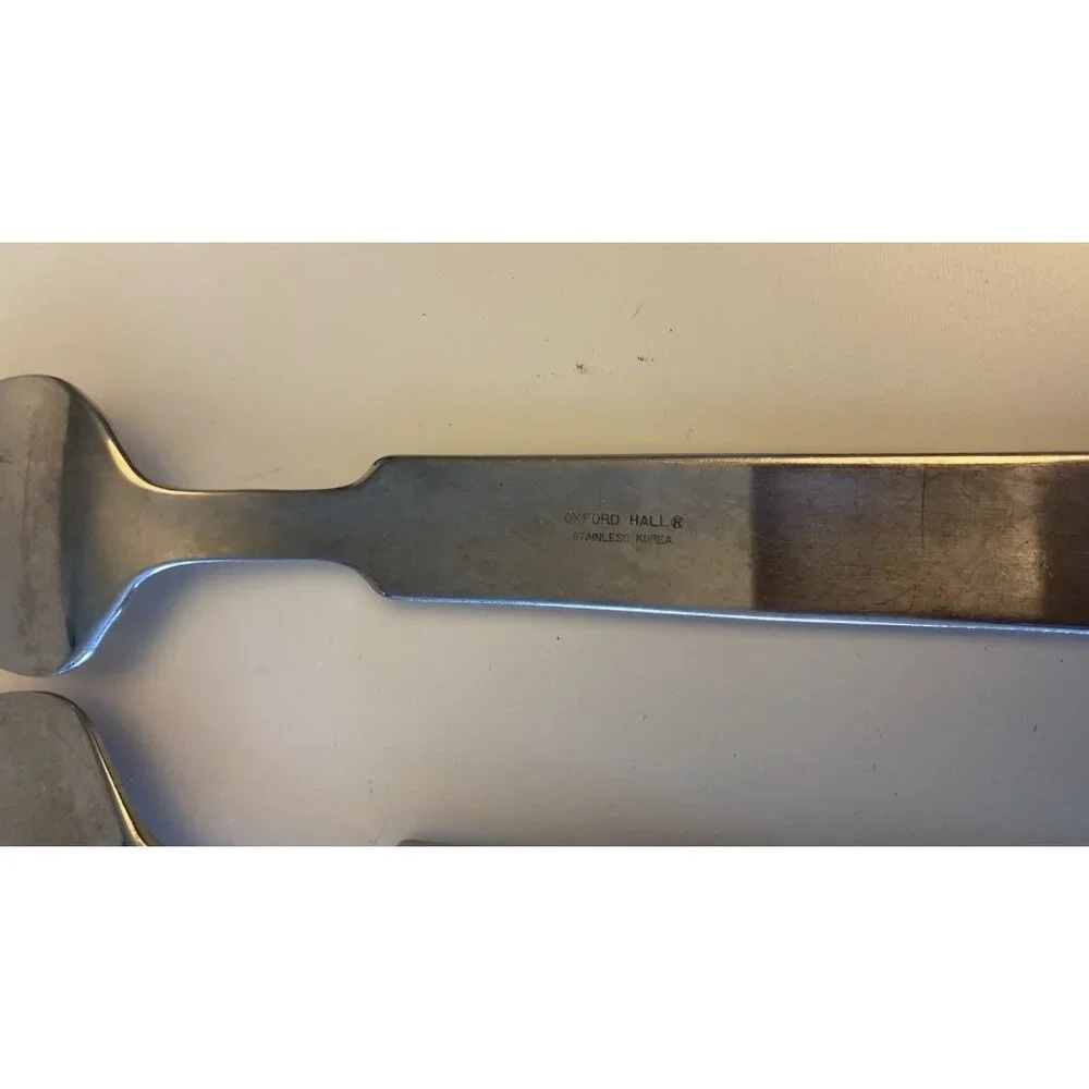 OXFORD HALL OXH40 Stainless Flatware 3 Serving Cold Meat Fork Pie Server Spoon